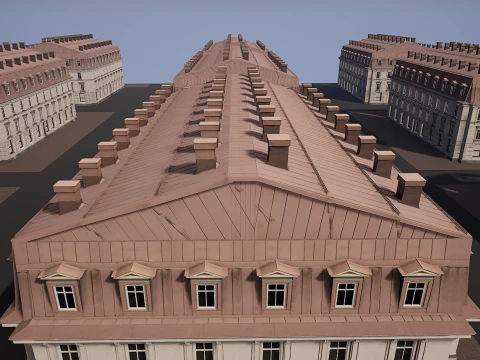 Mega edificio de apartamentos modulares Modelo 3D