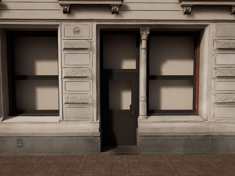 Mega Modular Apartment Building Model 3D
