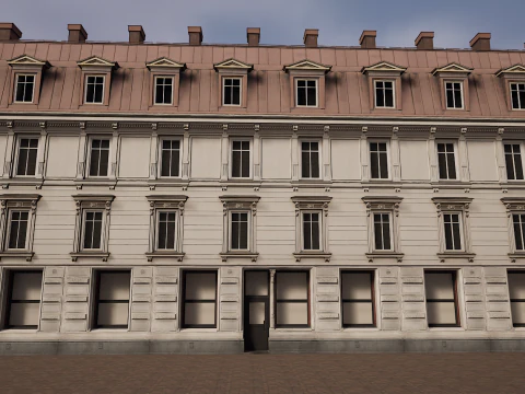 Mega edificio de apartamentos modulares Modelo 3D