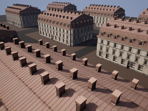 Mega edificio de apartamentos modulares Modelo 3D