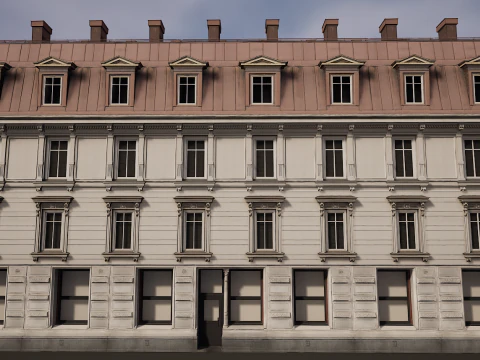 Mega edificio de apartamentos modulares Modelo 3D