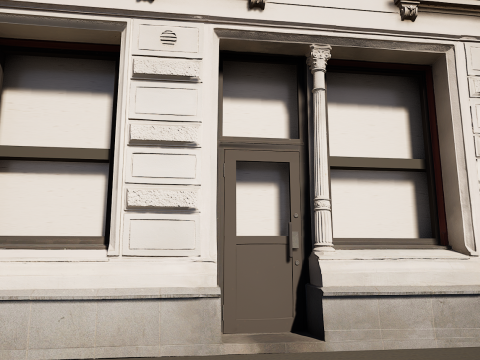 Mega Modular Apartment Building Model 3D