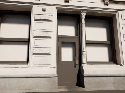 Mega edificio de apartamentos modulares Modelo 3D