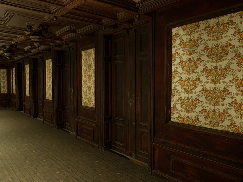 Three Story Mega Victorian Mansion-Hotel 3D Model