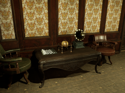 Three Story Mega Victorian Mansion-Hotel 3D Model