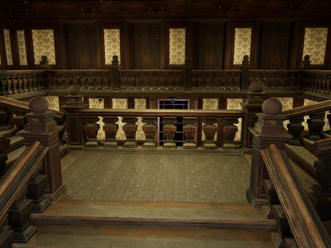 Three Story Mega Victorian Mansion-Hotel 3D Model