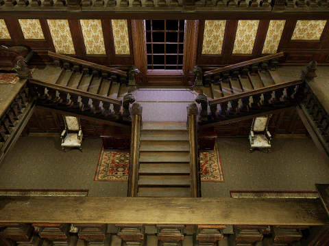 Three Story Mega Victorian Mansion-Hotel 3D Model