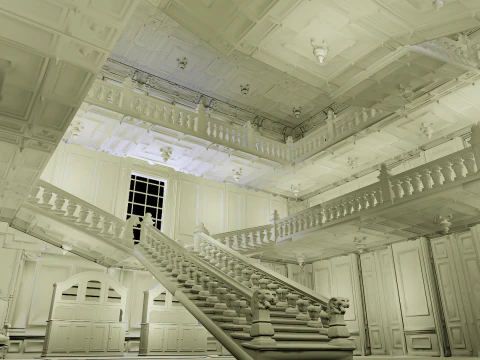 Three Story Mega Victorian Mansion-Hotel 3D Model