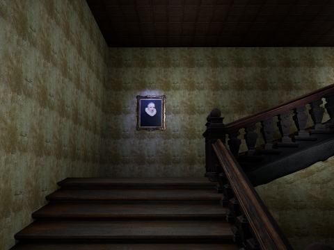 Abandoned Old Horror Mansion Room 3D Model