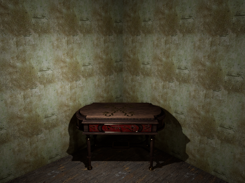 Abandoned Old Horror Mansion Room 3D Model