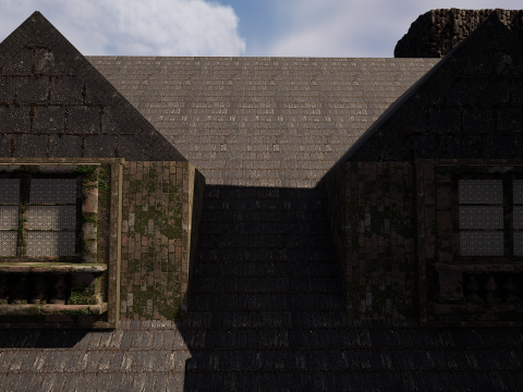 Mega Castle-Mansion with Garden 4K Modello 3D