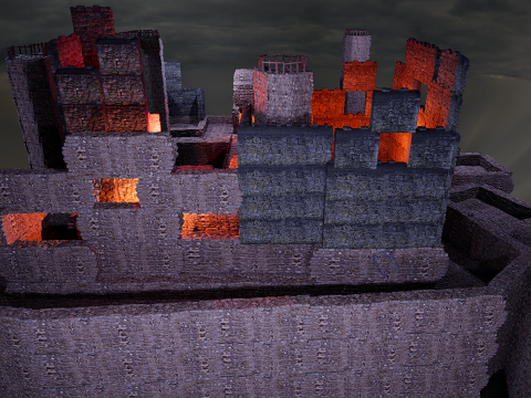 Ancient Fantasy Temple Ruins 4K 3D मॉडल