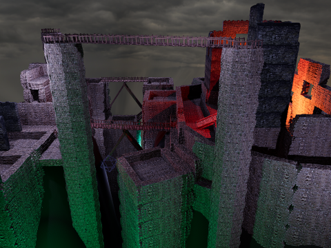 Ancient Fantasy Temple Ruins 4K 3D मॉडल