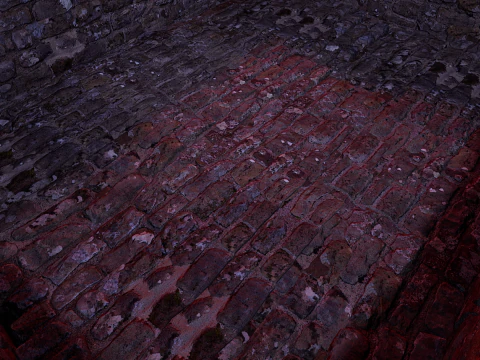 Ancient Fantasy Temple Ruins 4K 3D Model