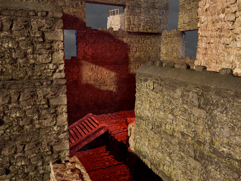 Ancient Fantasy Temple Ruins 4K 3D Model