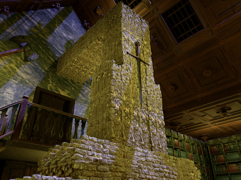 Cozy Victorian Fantasy Hall 3D Model