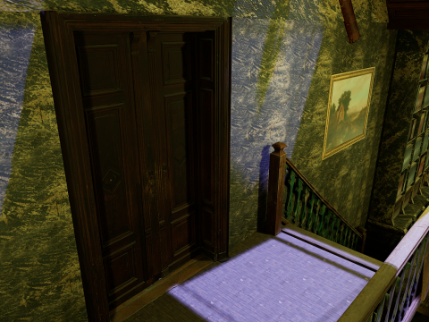 Cozy Victorian Fantasy Hall 3D Model