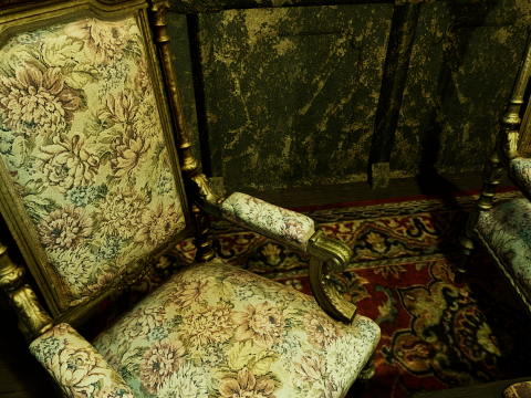 Cozy Victorian Fantasy Hall 3D Model