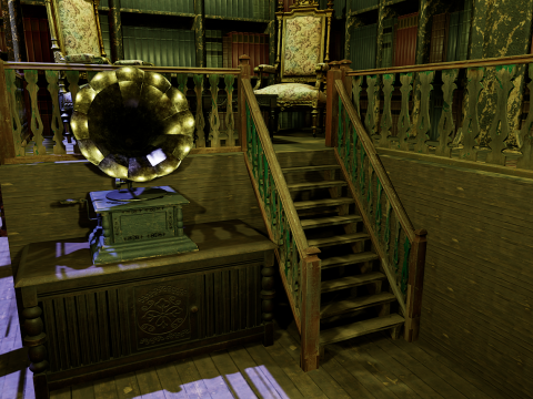 Cozy Victorian Fantasy Hall 3D Model