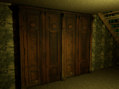 Cozy Victorian Fantasy Hall 3D Model