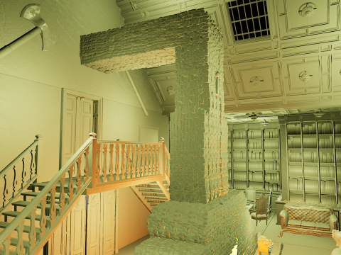 Cozy Victorian Fantasy Hall 3D Model