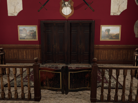 Victorian Elite Hotel 10 Storey Model 3D