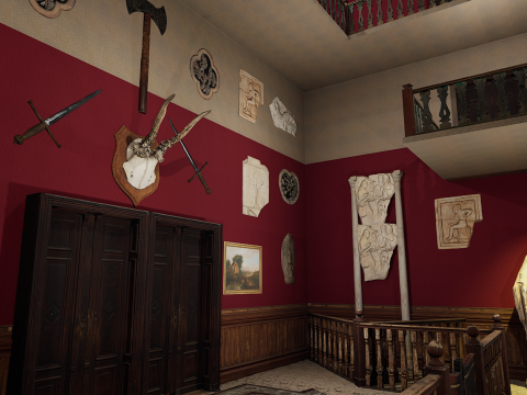 Victorian Elite Hotel 10 Storey Model 3D