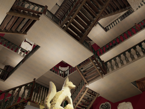 Victorian Elite Hotel 10 Storey Model 3D