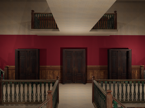 Victorian Elite Hotel 10 Storey Model 3D