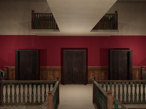 Hotel Elite vitoriano de 10 andares Modelo 3D