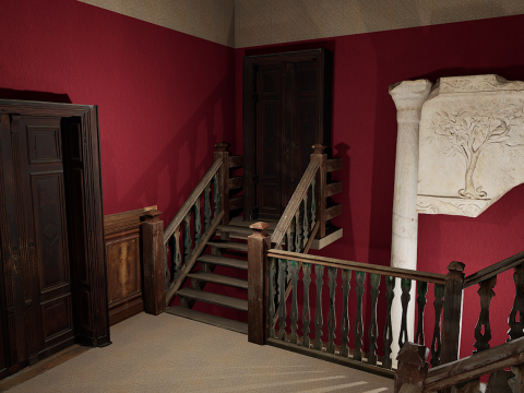 Victorian Elite Hotel 10 Storey Model 3D