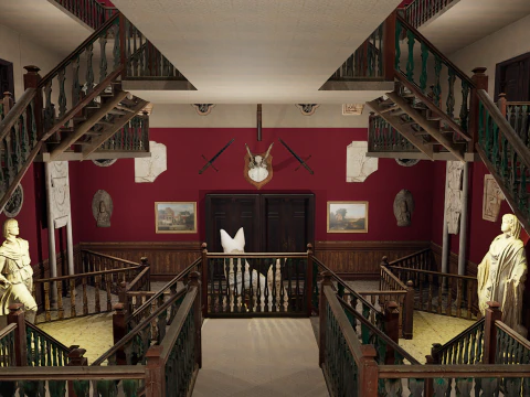 Hotel Elite vitoriano de 10 andares Modelo 3D