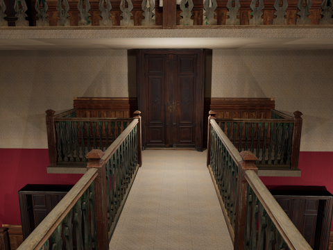 Victorian Elite Hotel 10 Storey Model 3D