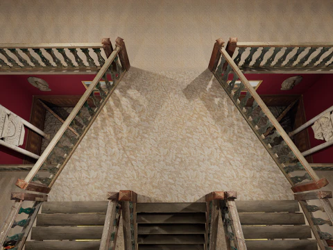Hotel Elite vitoriano de 10 andares Modelo 3D