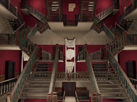 Victorian Elite Hotel 10 Storey Model 3D