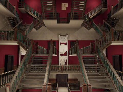Hotel Elite vitoriano de 10 andares Modelo 3D