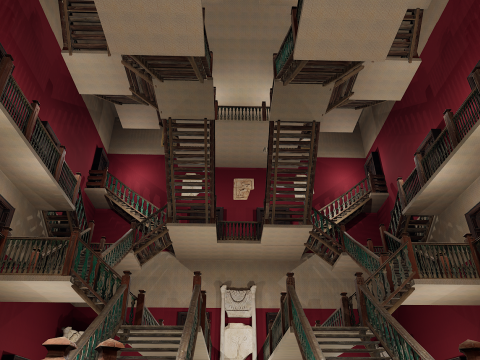 Victorian Elite Hotel 10 Storey Model 3D