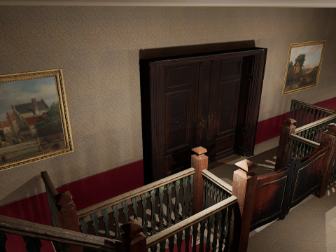 Victorian Elite Hotel 10 Storey Model 3D