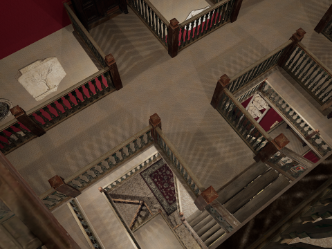 Victorian Elite Hotel 10 Storey Model 3D