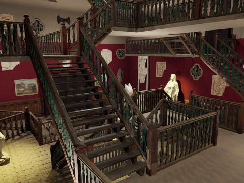 Hotel Elite vitoriano de 10 andares Modelo 3D