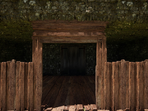 Medieval Fantasy House-Mansion-Manor-Hotel Modello 3D