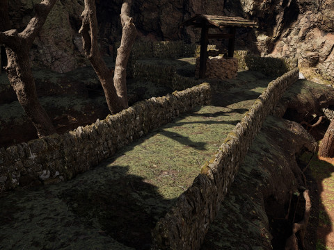 Abandoned Lonely Village House in the Forest 3D Model