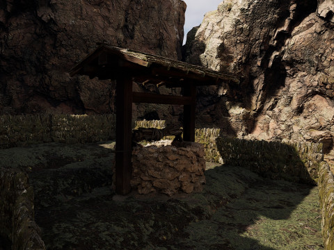 Abandoned Lonely Village House in the Forest 3D Model