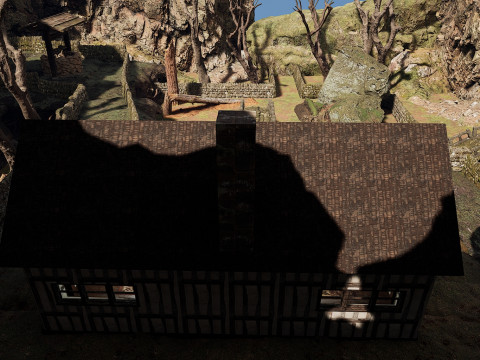Abandoned Lonely Village House in the Forest 3D Model