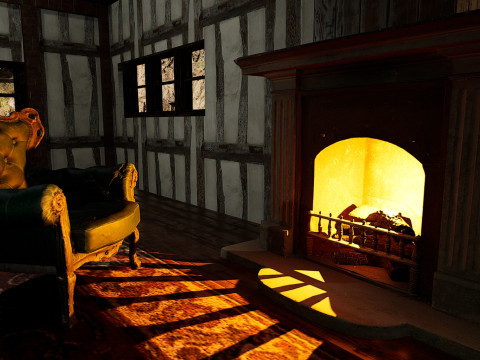 Abandoned Lonely Village House in the Forest 3D Model