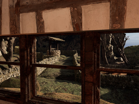 Abandoned Lonely Village House in the Forest 3D Model