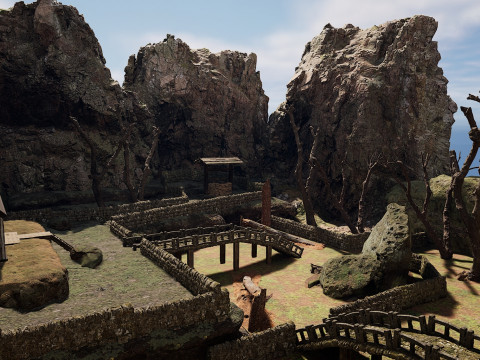 Abandoned Lonely Village House in the Forest 3D Model