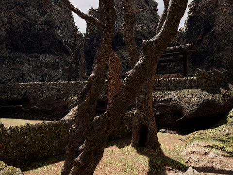 Abandoned Lonely Village House in the Forest 3D Model