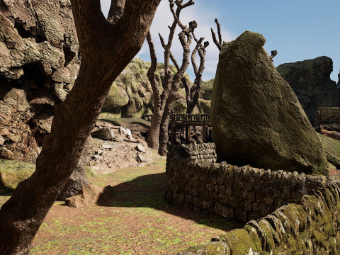 Abandoned Lonely Village House in the Forest 3D Model