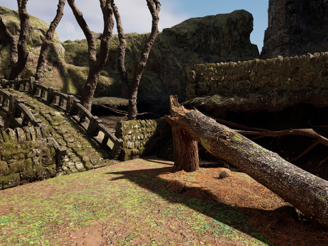 Abandoned Lonely Village House in the Forest 3D Model